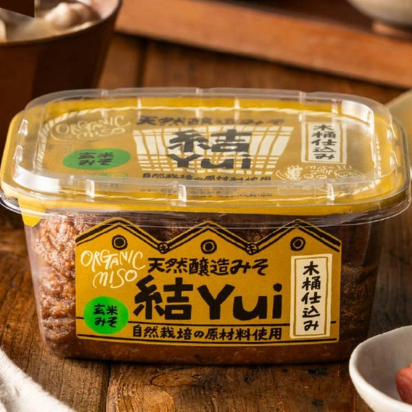 安達由衣 樽熟成有機玄米味噌 450g