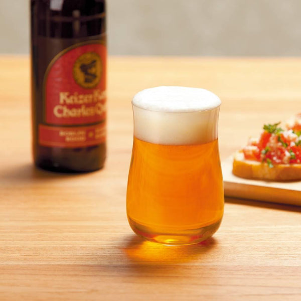 アデリア クラフトビールグラス カーブドボトム スタイリッシュプレミアムグラス 280ml