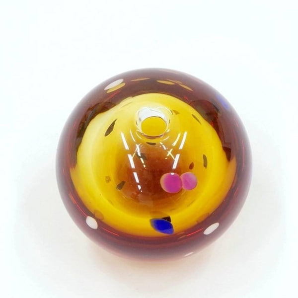 アデリアグラス 手毬小花生 夕雲文 65mm