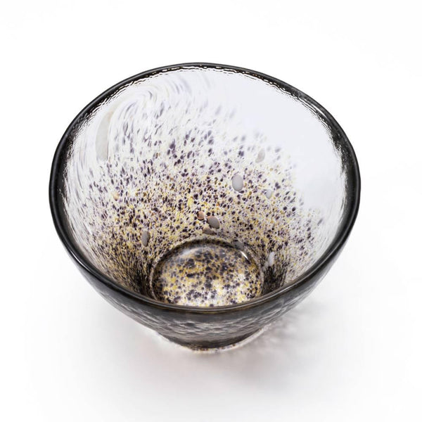 アデリア ハンドメイド 酒器 ショットグラス 素朴なメタリックパターン 85ml