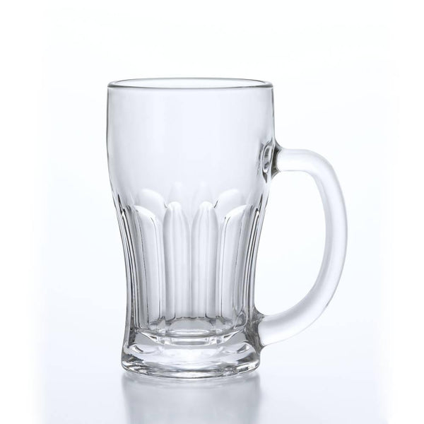 アデリア ジョッキ ビールジョッキ クラシック 厚手パイントグラス ハンドル付き 380ml