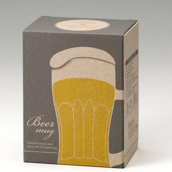 アデリア ジョッキ ビールジョッキ クラシック 厚手パイントグラス ハンドル付き 380ml