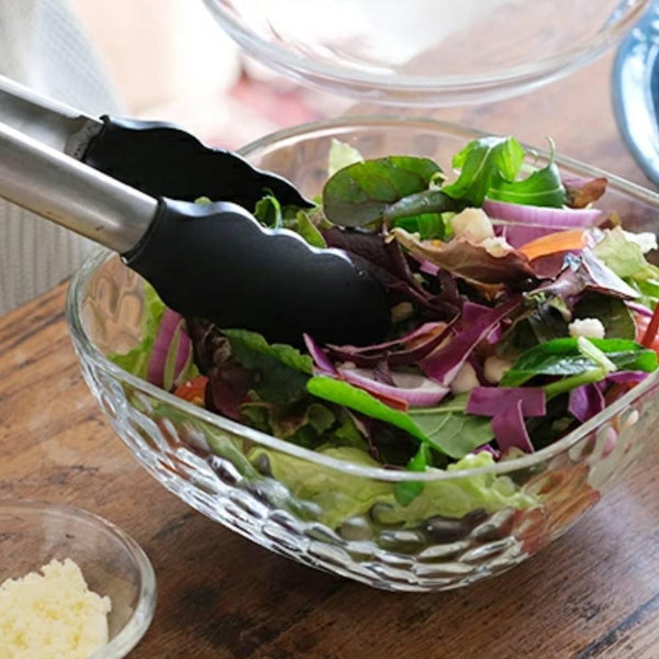 アデリア スクエアボウル 大 ディンプルガラス サービングディッシュ 165mm