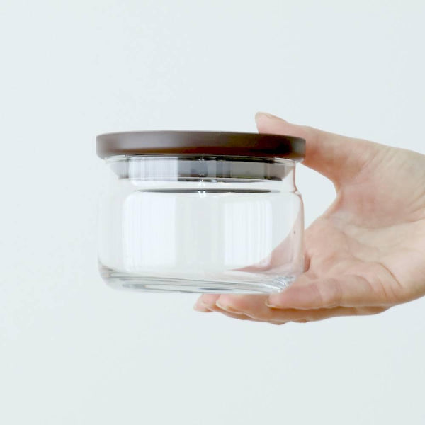 アデリア スタッキングガラスキャニスター キッチン収納容器 360ml