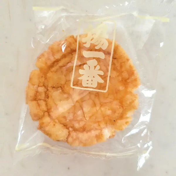 亀田揚げ 一番はちみつ醤油 クリスピー揚げせんべい 100g (3個入り)