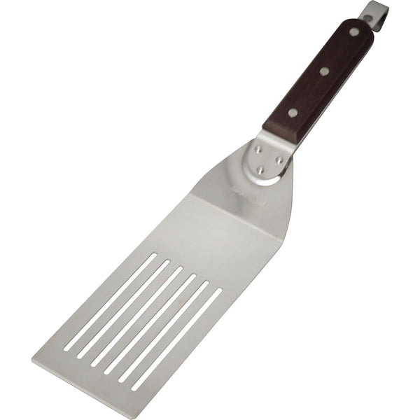 多目的ターナー 木製ハンドル バーガーフリッパー フック付き 370mm