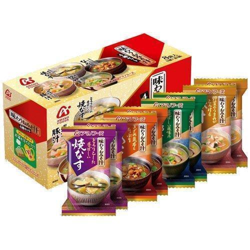 アマノフーズ フリーズドライ味噌汁 4味 8食分