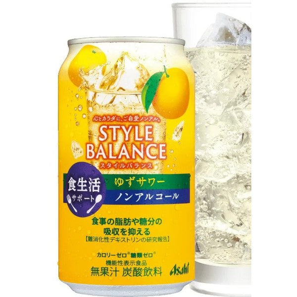 アサヒ スタイルバランス ノンアルコール ゆずサワー モクテル 缶 350ml