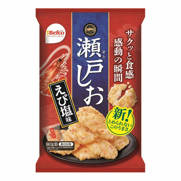 ベフコ 瀬戸塩せんべい エビ味（12枚入り）