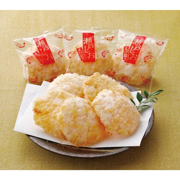 ベフコ 瀬戸塩せんべい エビ味（12枚入り）