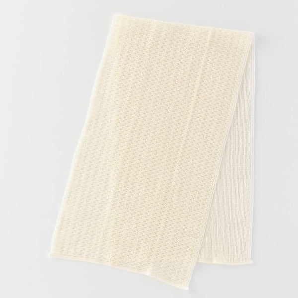 ボディタオル シルク繊維 優しい角質除去 日本製 25x90cm