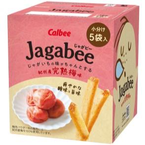 カルビー Jagabee ポテトスティックサワー 紀州梅味 75g