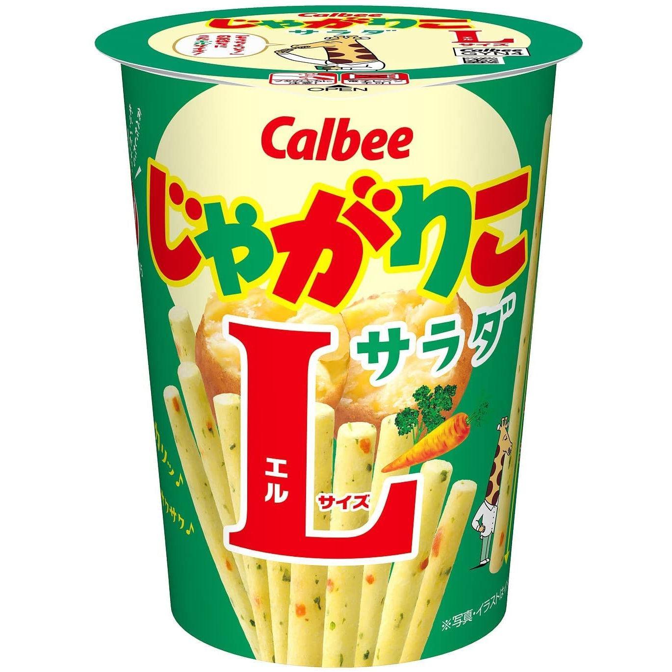 カルビー じゃがりこ ポテトスティック スナックサラダ味 Lサイズ（3