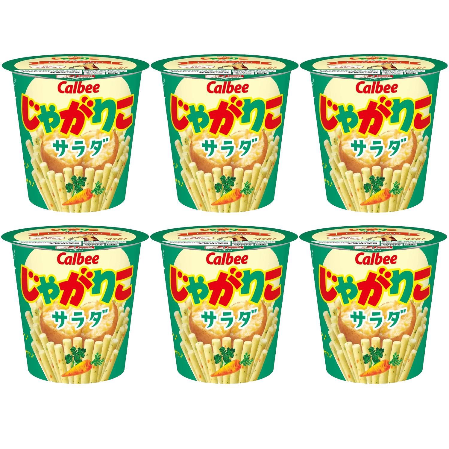 カルビー じゃがりこ サラダポテトスティック（6カップ入り）