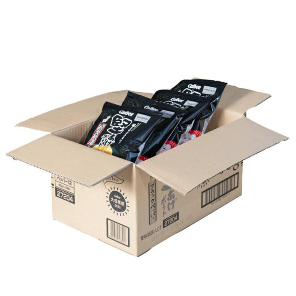 カルビー 堅揚げクリスピーブラックペッパーポテトチップス 65g（12袋入り）