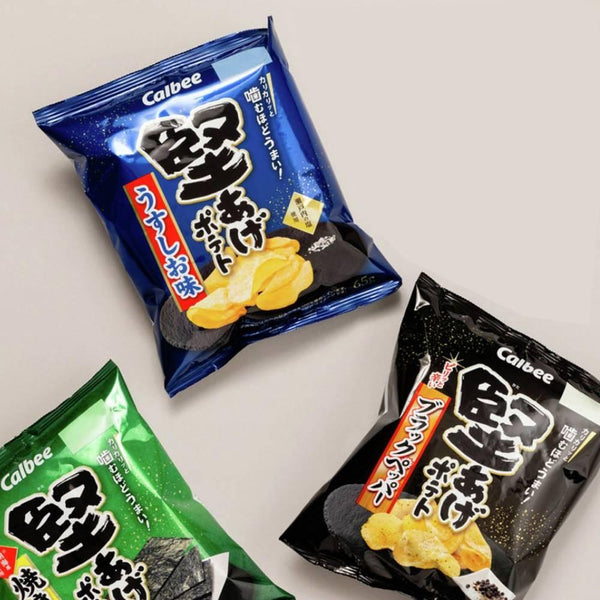 カルビー 堅あげ うす塩クリスピーポテトチップス 65g（12袋入り）