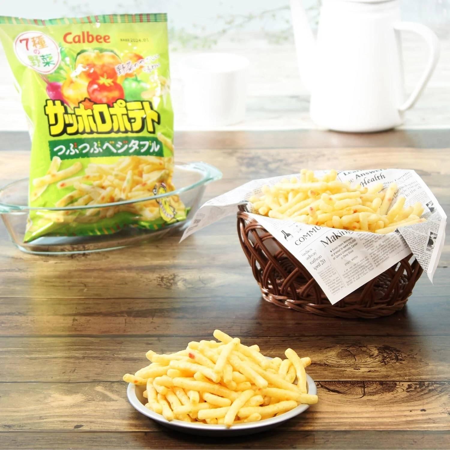 カルビー サッポロポテト ミックスベジタブル ポテトスティック 72g (3