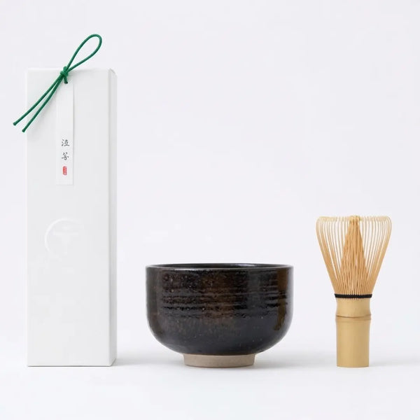 最高級 抹茶 ギフトセット（茶筅・茶碗付き ギフトボックス）