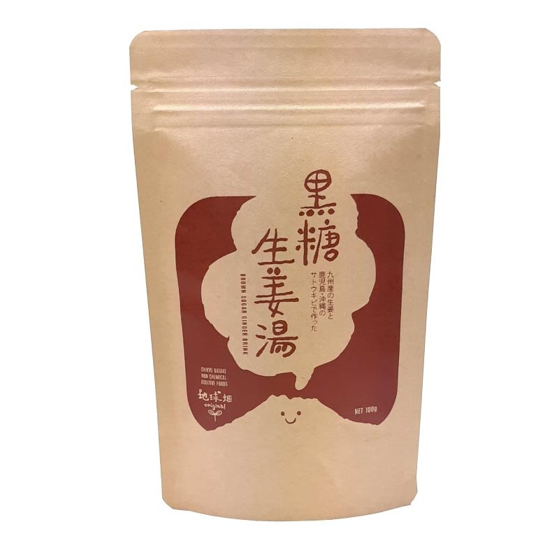 地球畑 黒糖入りスイートジンジャーティー 100g