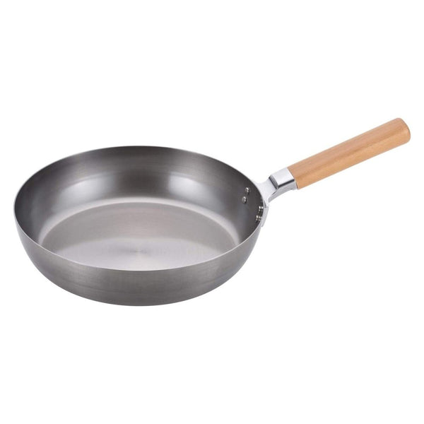千歳 日本製 鉄 ノンスティックフライパン (IH対応) 26cm