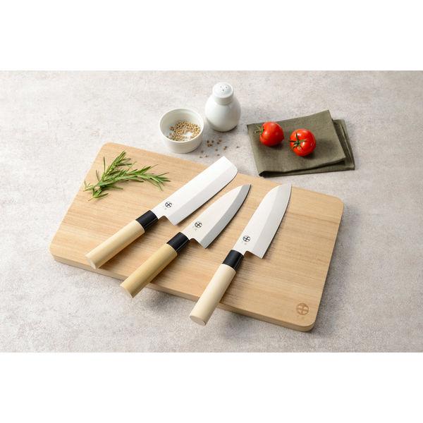 千歳 和包丁 3点セット 木製ハンドル 三徳包丁、菜切包丁、出刃包丁