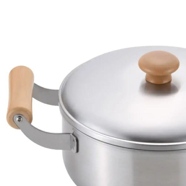 千歳スタイリッシュ蓋付両手鍋（IH対応）2.8L