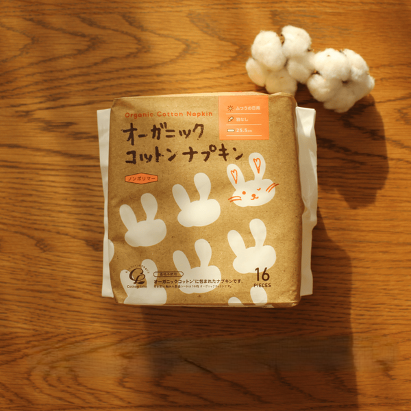 コットンラボ オーガニックコットン 生理用ナプキン 16枚入り