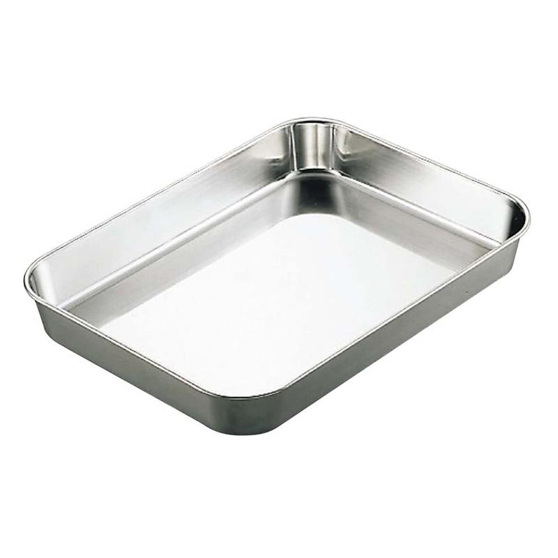 深型ステンレス製フードプレップトレイ ラージサイズ 415mm
