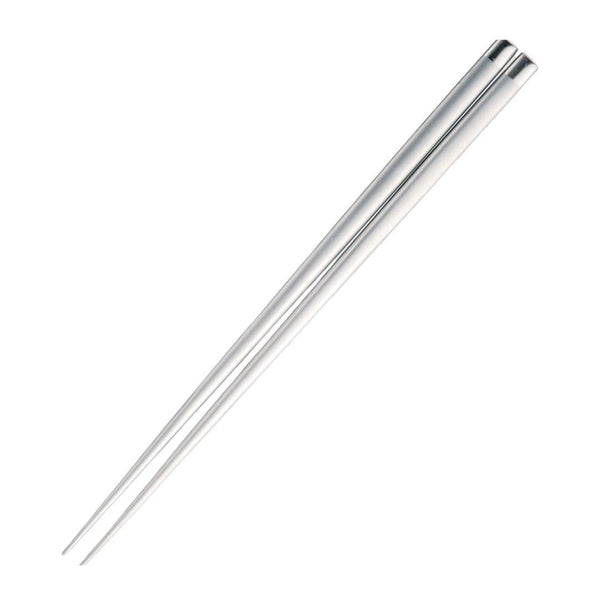 耐久性のある金属製箸 マット仕上げ ステンレススチール 220mm