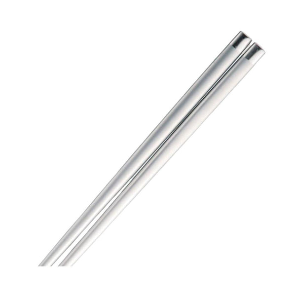 耐久性のある金属製箸 マット仕上げ ステンレススチール 220mm