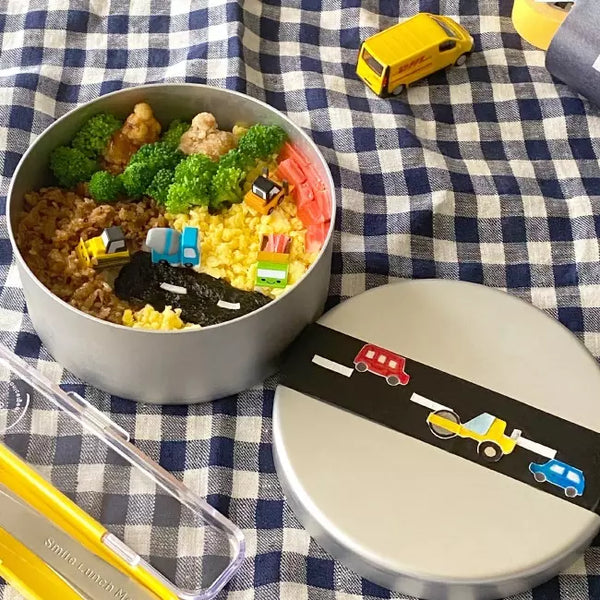 エコデリ ラウンド弁当箱 お手入れ簡単 ステンレス製ランチボックス 400ml