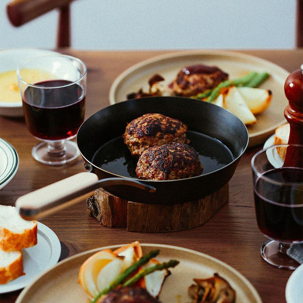 エンツォ 焦げ付かない鉄IHフライパン (2mm厚)