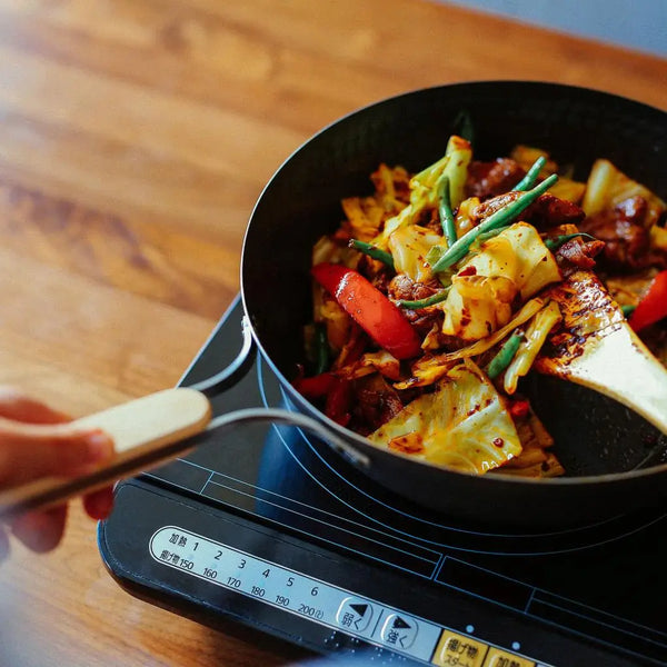 エンツォ 焦げ付かない鉄IHフライパン (2mm厚)