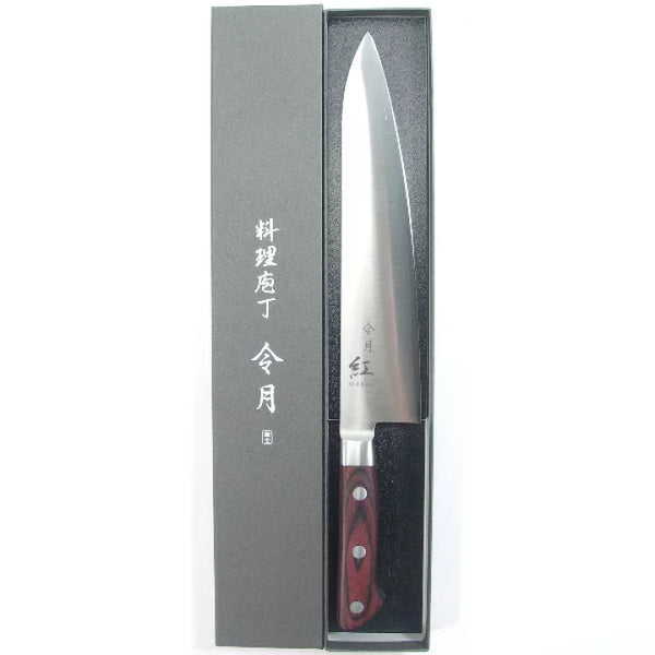 富士紅 牛刀 モリブデンバナジウム 日本製シェフナイフ 240mm