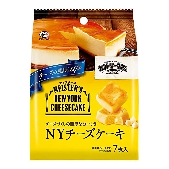 不二家 カントリーマアム マイスターの濃厚NYチーズケーキ味クッキー 7枚入り
