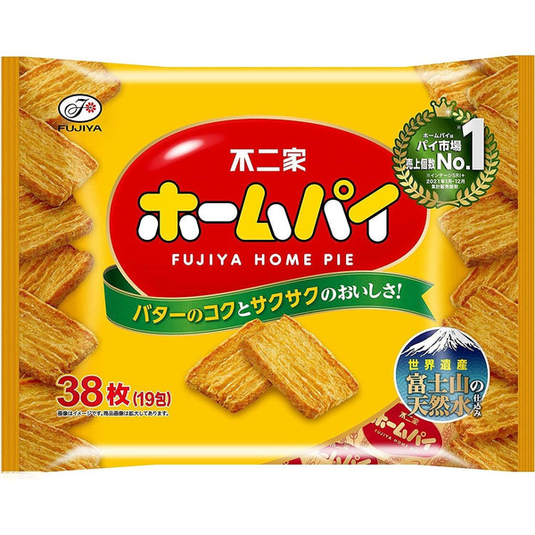 不二家 ホームパイ 日本の昔ながらのパイスナック 38個入り