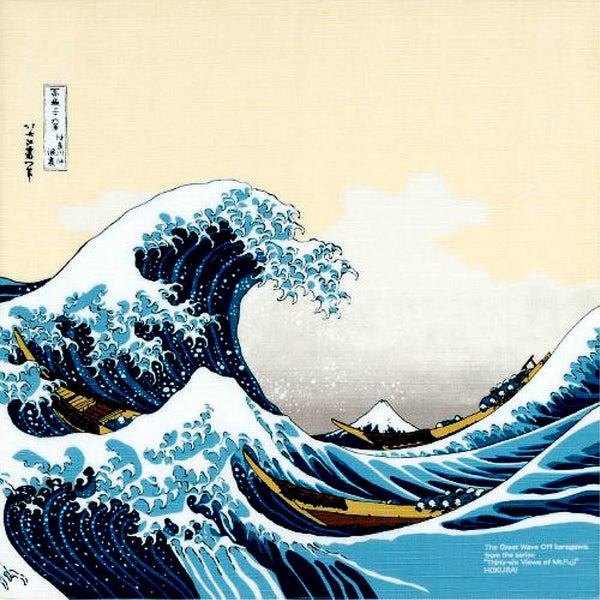 風呂敷 神奈川沖浪裏 綿風呂敷 48×48cm