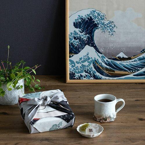 風呂敷 神奈川沖浪裏 綿風呂敷 48×48cm