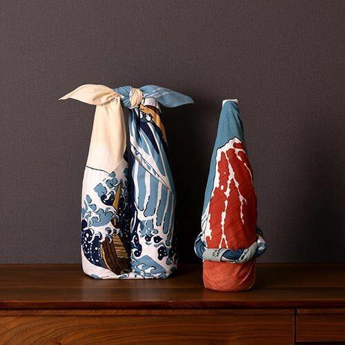 風呂敷 神奈川沖浪裏 オーガニックコットン 70×70cm