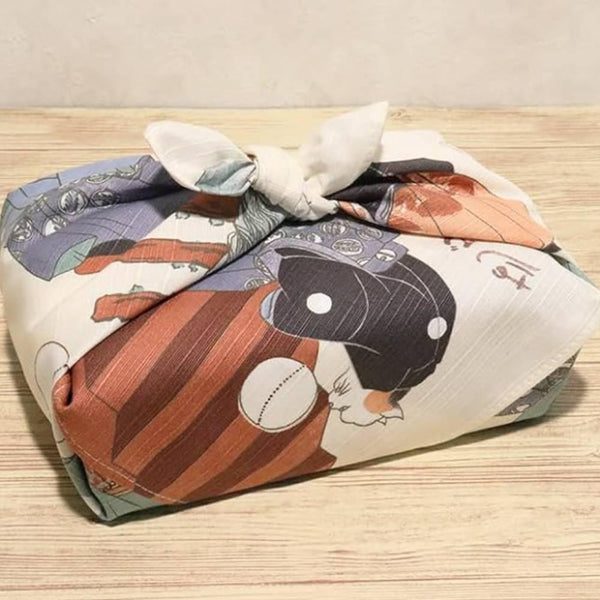 風呂敷 浮世絵 個性的な猫柄 万能風呂敷 48cm