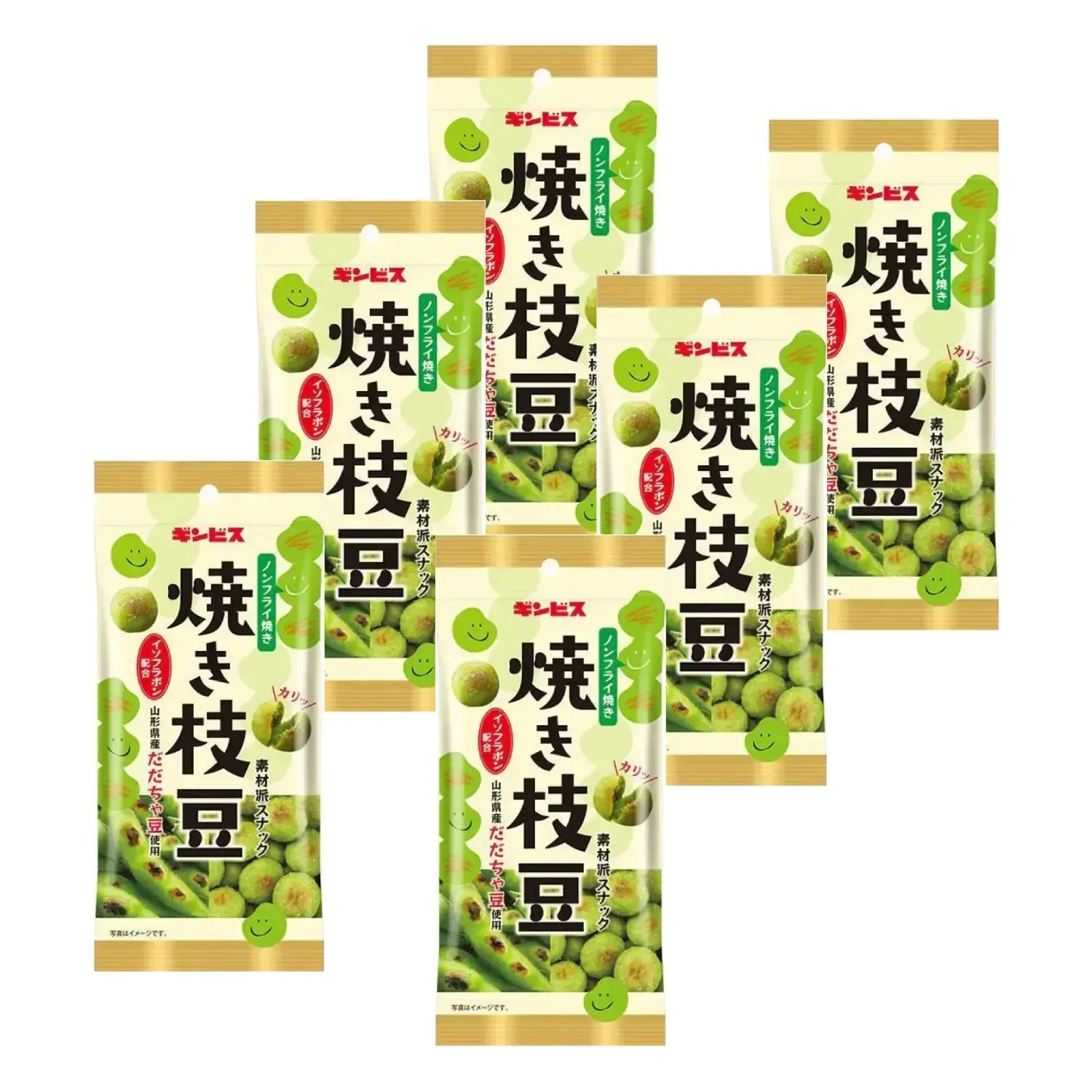 ジンビス ロースト枝豆 38g（6袋入り）