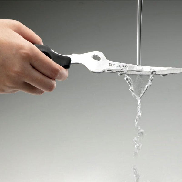 グリーンベル 取り外し可能 ステンレススチール キッチンバサミ ブラック