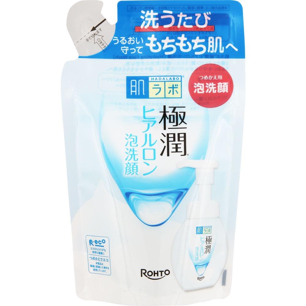 ロート製薬 肌ラボ 極潤 ヒアルロン酸 泡洗顔料 詰替 140ml