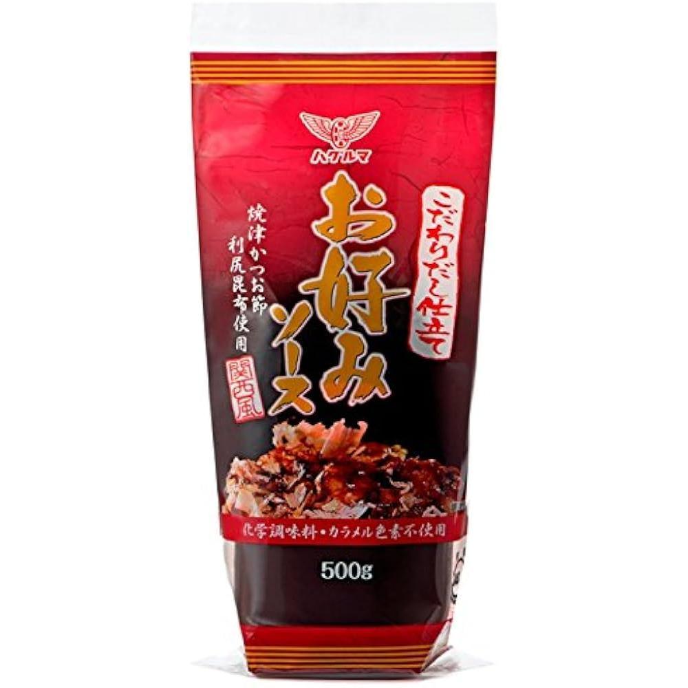 ハグルマ 関西風お好み焼ソース 特級ブラウンソース 500g