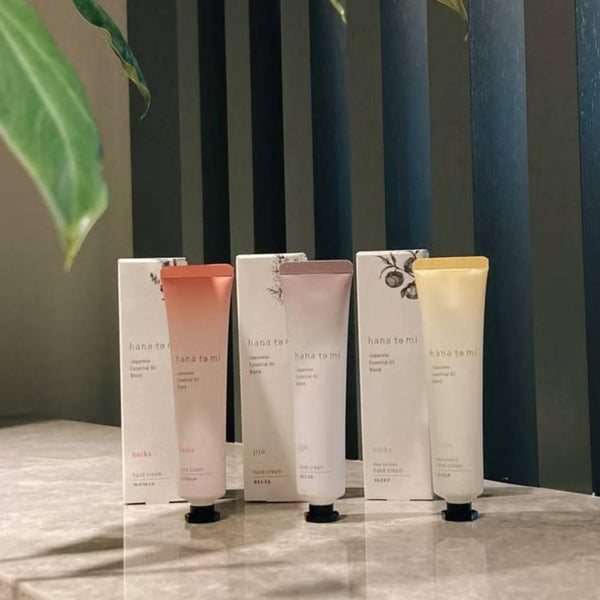 ハナトミ ハンドクリーム ジジュ オリエンタルグリーンヒノキ×ネロリ 50g