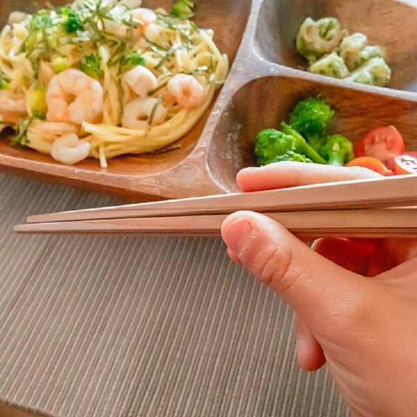 手作り子供箸 無漂白 天然杉 18cm