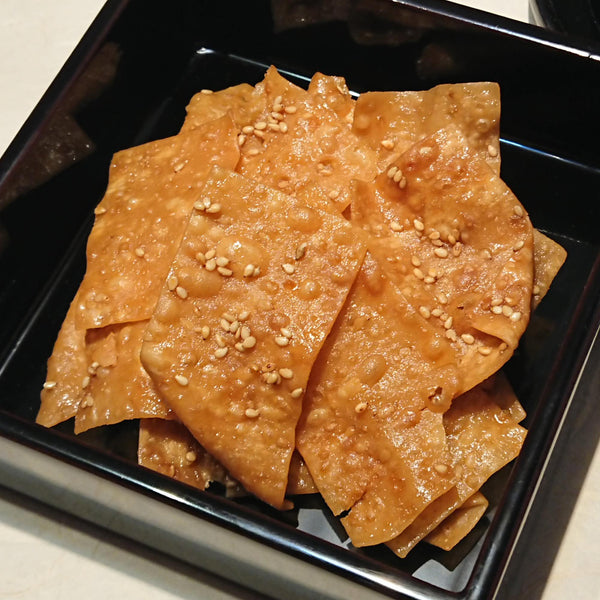 手作りかりんとう 薄焼き＆サクサクせんべい 焦がし醤油味 90g