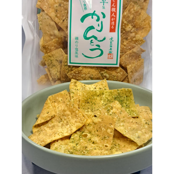 手作りかりんとう 薄焼き＆サクサク 塩海苔風味 90g