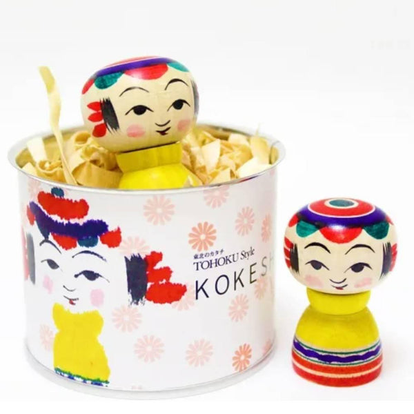 手作りこけしコレクション缶シリーズ 大正スタイル