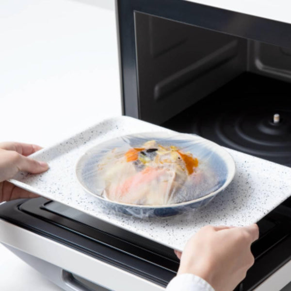 手作り石風紀州漆器トレー 滑り止め 白